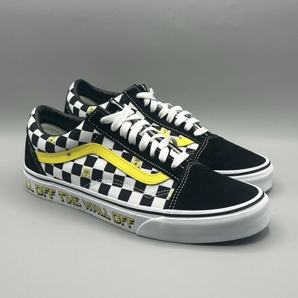 Vans‎ Old Skool x Spongebob Checkerboard Shoes - Men's Size 8 Women's Size 9.5